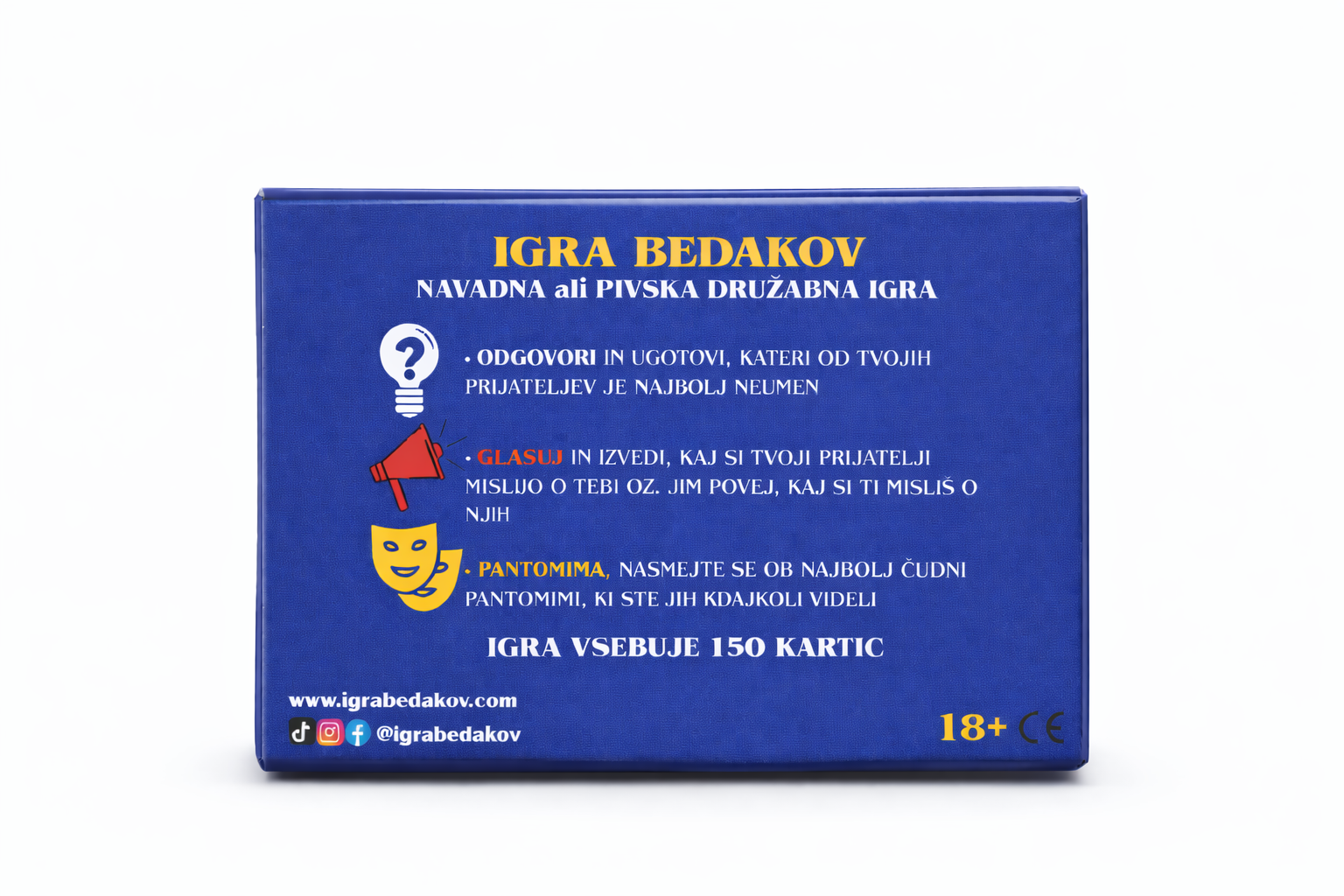 Igra Bedakov - Party družabna igra